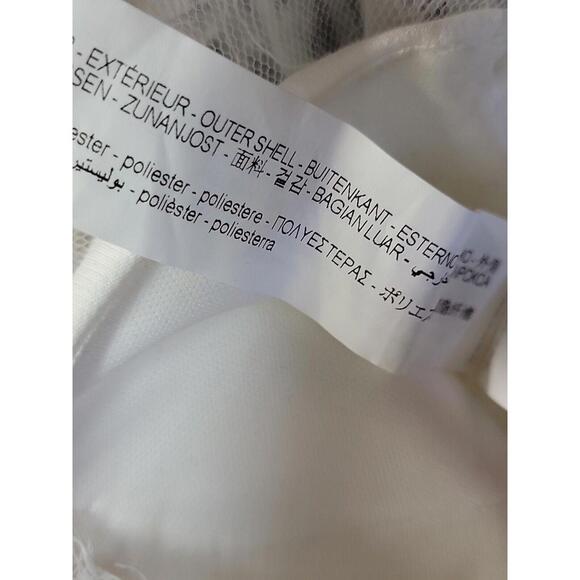 ZARA White TEXTURED TOP Crop Removable Straps Size M NEW #F - Picture 10 of 13